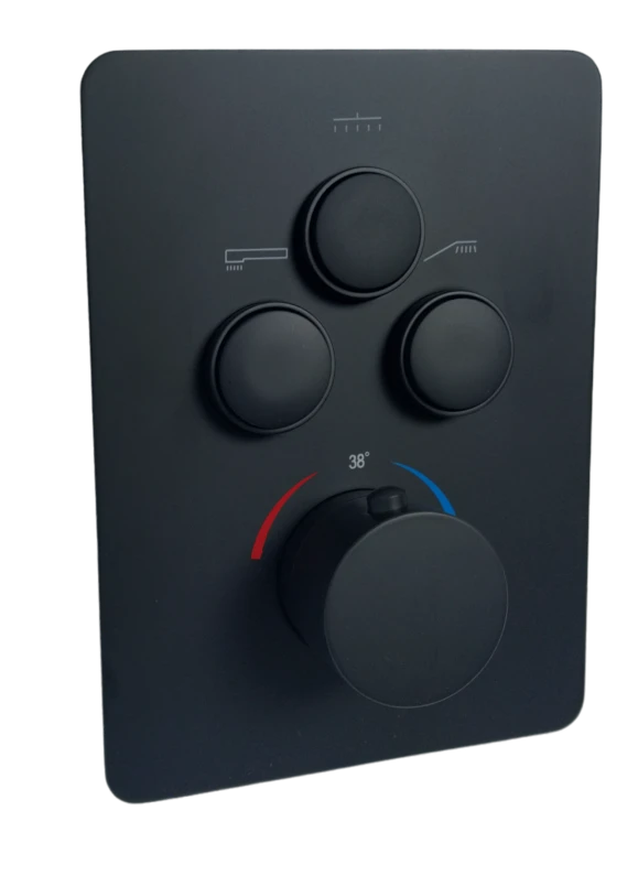 EXEO 3 BLACK — bateria podtynkowa termostatyczna — widok produktu