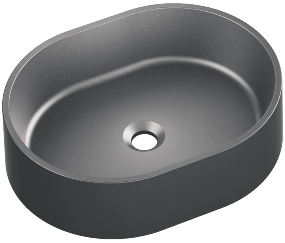 Umywalka nablatowa OLIB 48 Moonlight grey — widok umywalki