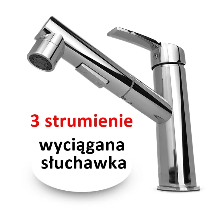 SMART — bateria z wyciąganą wylewką, 3 strumienie — widok produktu