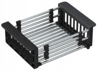 Koszyk teleskopowy czarny. Do zlewozmywaka LIMA.