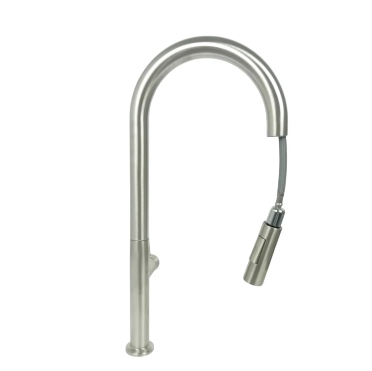 Bateria kuchenna z wyciąganą wylewką LIRA Inox STELLMAN