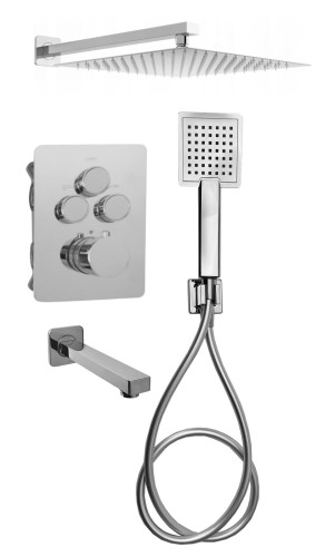 EXEO 3 termostatyczna bateria podtynkowa 25 CHROM