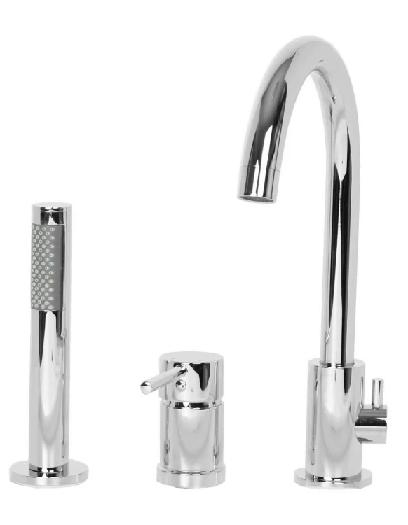 UNO Bateria wannowa 3 otworowa CHROM STELLMAN