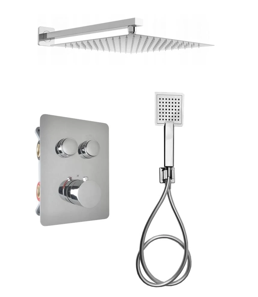 EXEO 2 — zestaw termostatyczny 30 cm chrom — widok produktu