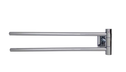 Wieszak na ręcznik ruchomy podwójny ARGIO Chrom STELLMAN®