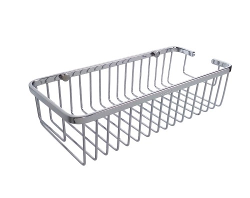 Koszyk metalowy do łazienki chromowany