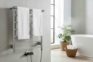 Grzejnik elektryczny naścienny chrom T603 STELLMAN