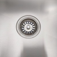 7 Zlewozmywak stalowy jedno komorowy STEEL 7545