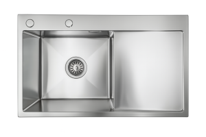 Zlewozmywak stalowy  STEEL 7849L (Outlet1)