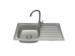 Zestaw kuchenny Stellman® 75x40 LEN DEKOR + bateria LUGA INOX
