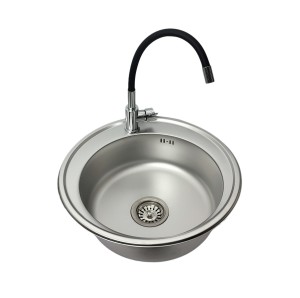 Nowoczesny zestaw do kuchni: Zlewozmywak 510D + bateria kuchenna FLEXI