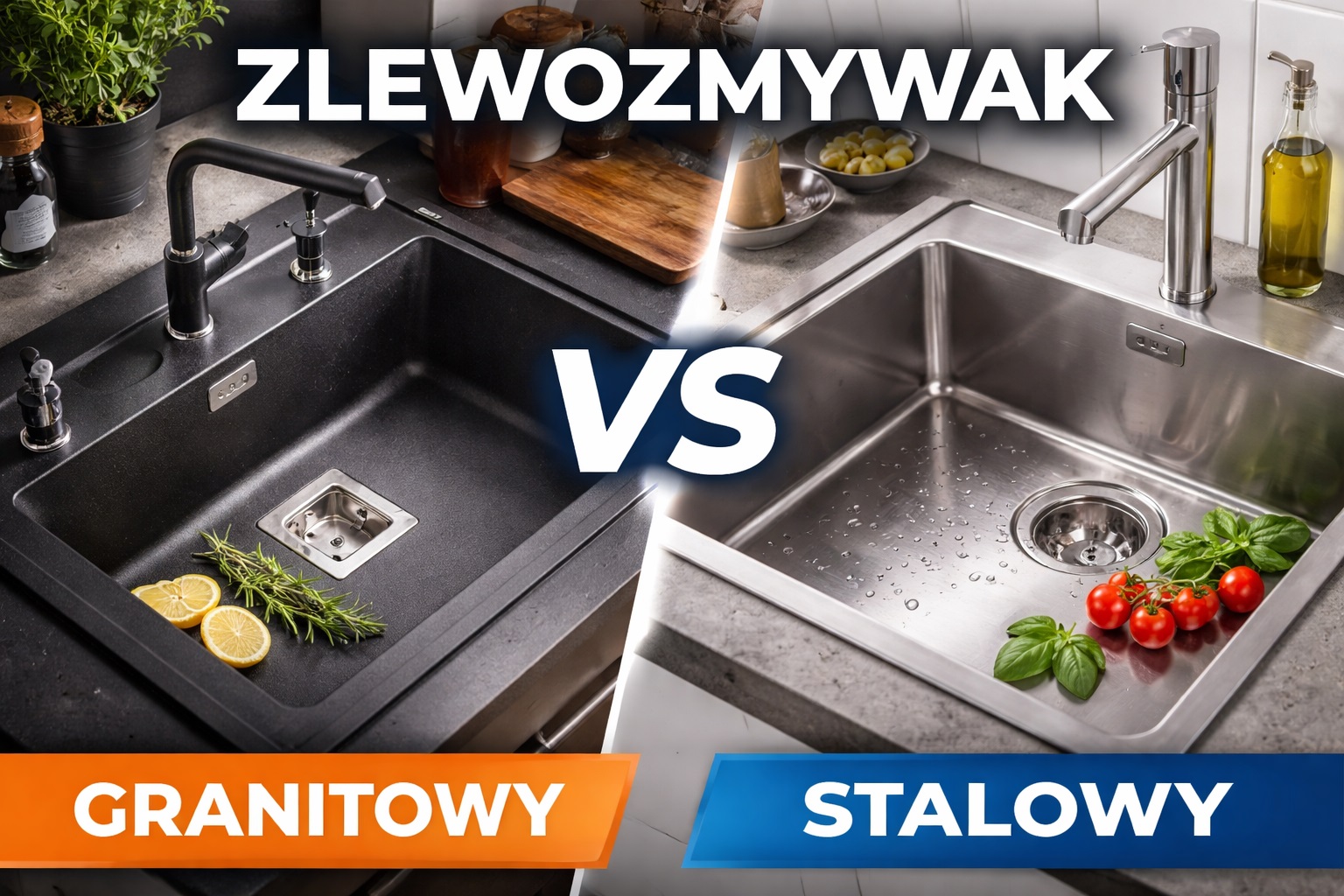 Zlewozmywak granitowy czy stalowy – co wybrać w 2026 roku?