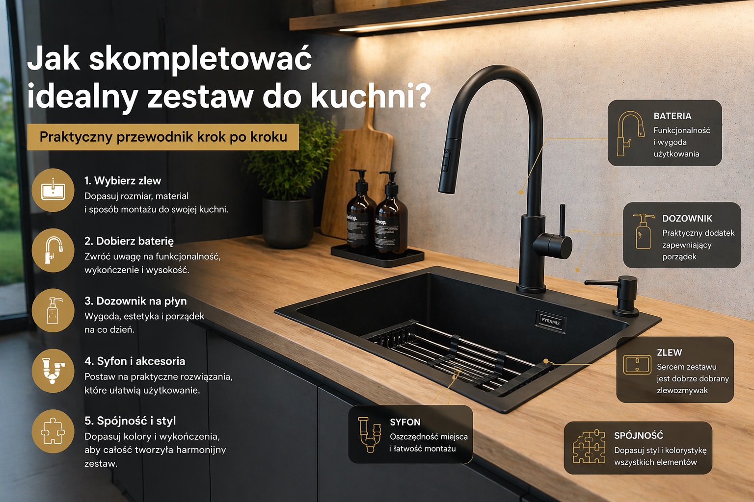 Jak skompletować idealny zestaw do kuchni?