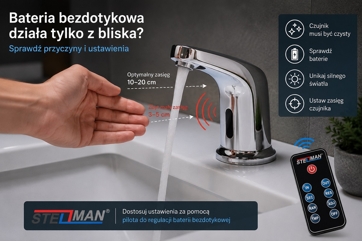 Dlaczego bateria bezdotykowa działa tylko z bliska? Najczęstsze przyczyny i sposoby regulacji