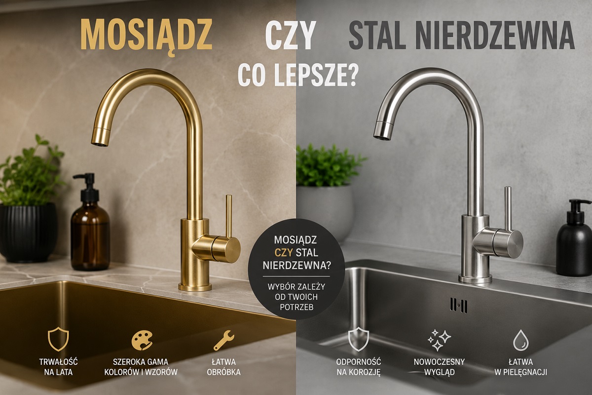 Mosiądz czy stal nierdzewna – co lepsze?